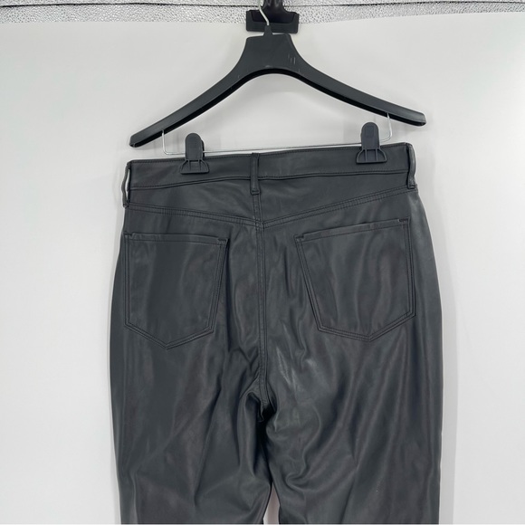 Old Navy Higher High-Waisted Faux-Leather Cropped Flare Pants - Picture 9 of 13
